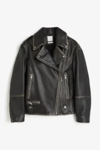 أفضل جاكيت جلد اتش اند ام