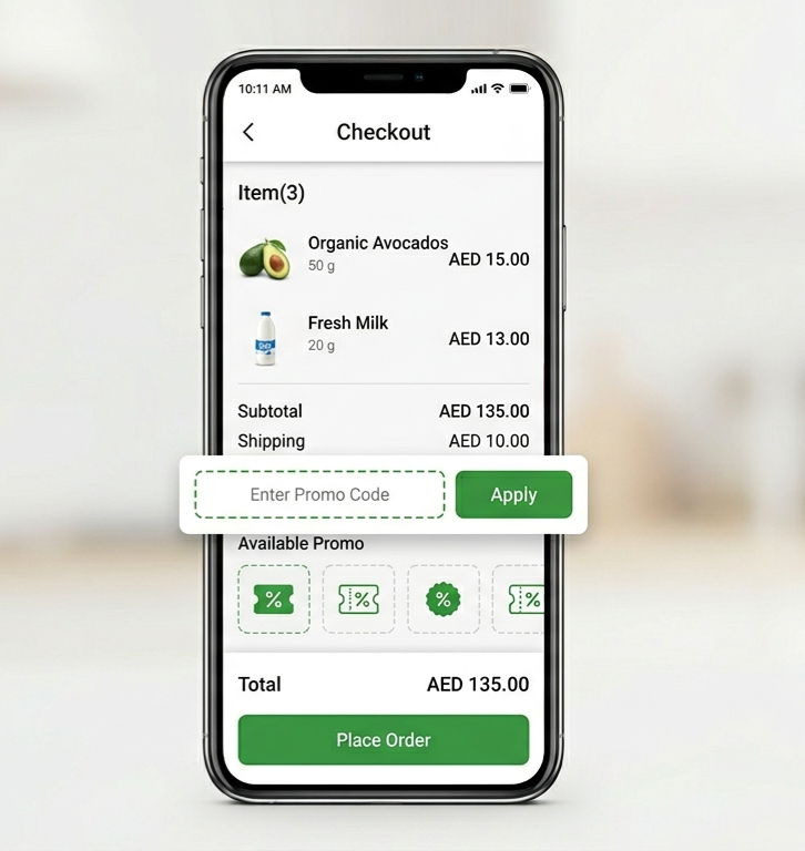 طريقة استخدام كود خصم جرانديوس UAE